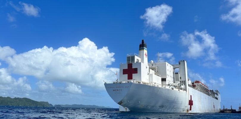 USNS Mercy Arrives in the Republic of Palau for Pacific Partnership 24-1