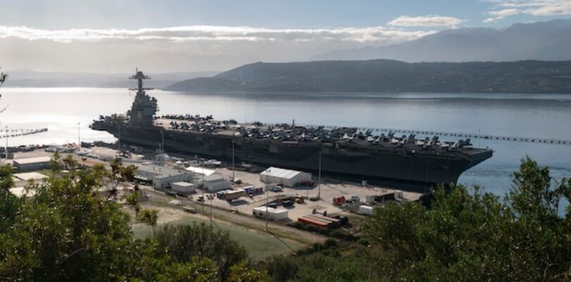 World’s Largest Aircraft Carrier Arrives in Souda Bay