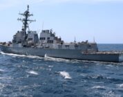 Navy destroyer Mason aids commercial ship struck by missile in Red Sea