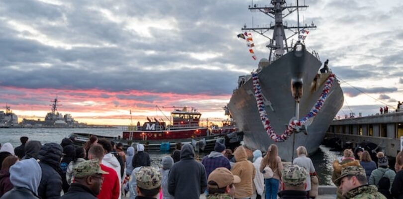USS McFaul Returns Home from 8-month Deployment