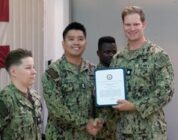 Sailor is Recognized for Recruiting Efforts