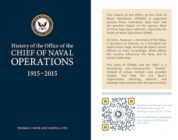 NHHC’s “History of the Office of the Chief of Naval Operations: 1915-2015” Now Available