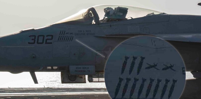 Eisenhower’s salty pilots are putting kill marks on their jets
