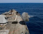 Navy destroyer Gravely takes out Houthi drones, missile in the Red Sea