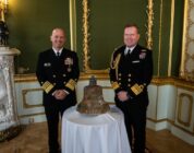 USS Jacob Jones Bell Conservation Efforts Begin Following London Turnover Ceremony
