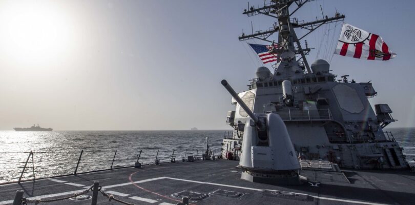 USS Carney leaves the Mediterranean Sea, enters the Atlantic Ocean