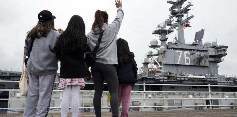 US Navy Flagship Carrier USS Ronald Reagan Leaves Its Japan Home Port After Nearly 9 Years