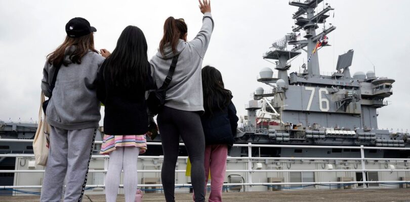 USS Ronald Reagan leaves its Japan homeport after nearly 9 years