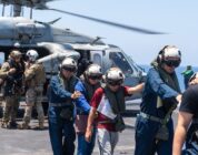 U.S. Navy Rescues Crew from Vessel Struck by Houthis