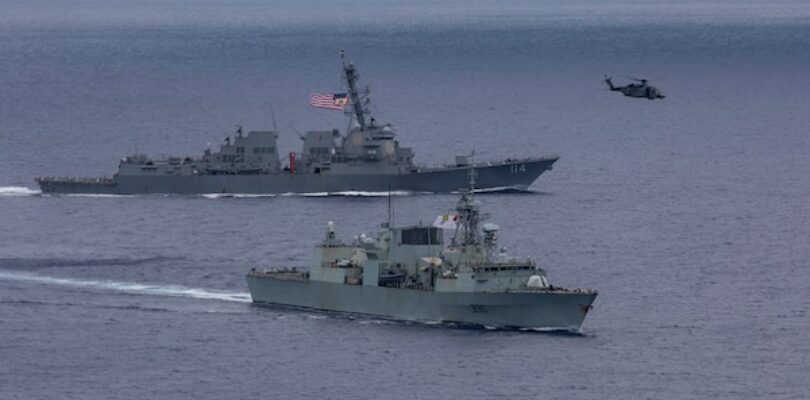 U.S. and Canadian Naval Forces Conduct Bilateral Operations