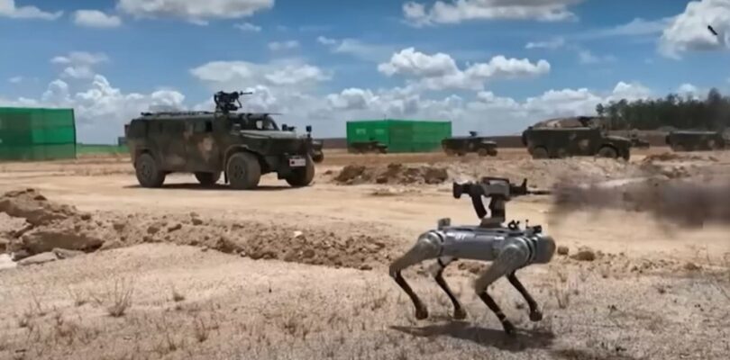 Chinese military’s rifle-toting robot dogs raise concerns in Congress