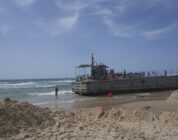Soldier injured in Gaza pier mission transported to Army hospital