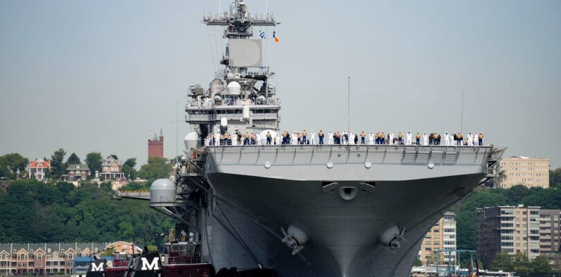 USS Wasp, Marines enter Mediterranean amid Israel-Hezbollah tensions