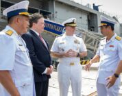 USS Blue Ridge and USCGC Waesche Arrive in Cam Ranh, Vietnam