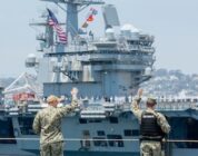 George Washington, Ronald Reagan Conduct Hull Swap