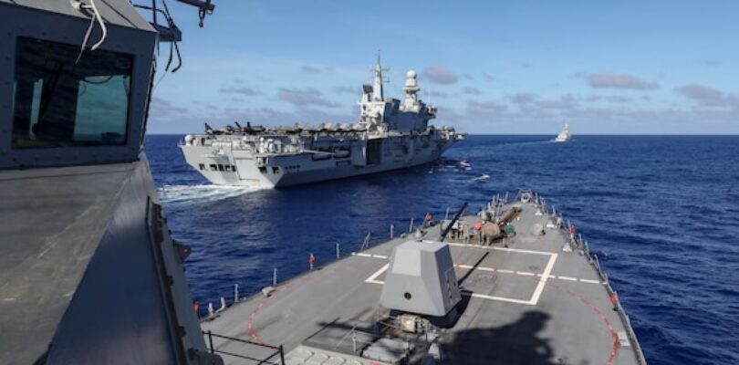 U.S. and Italian Naval Forces Conduct Bilateral Operations