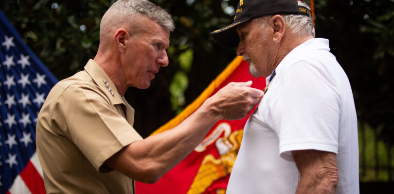 Marine corporal awarded Navy Cross 55 years after Vietnam heroics