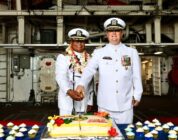 USS Shiloh Holds Change of Command