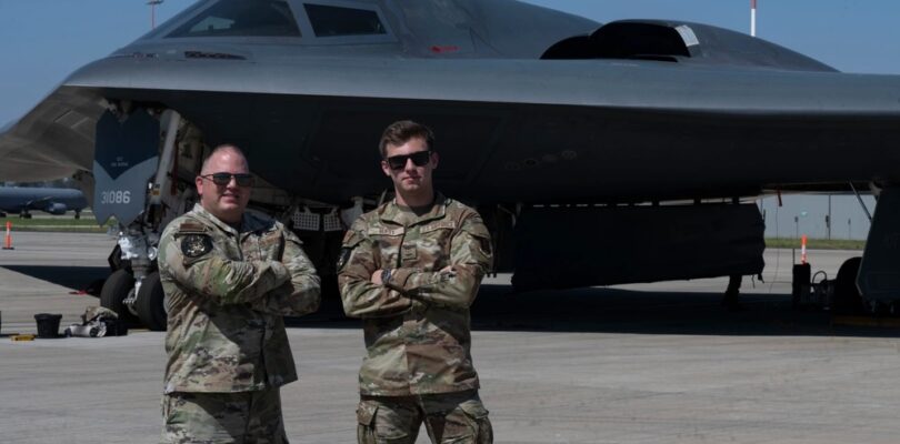 Father and son airmen tackle deployment together