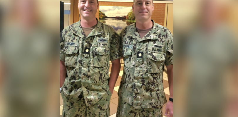 Navy twin brothers start and end 30-year careers side by side