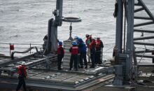 Navy Demonstrates First At-sea Reloading of Vertical Launching System