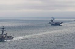 Truman Strike Group Transits Strait of Dover for the North Sea