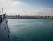 USS Oak Hill arrives in Larnaca, Cyprus