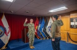 NTAG Mid America XO Enlists Son into Navy [Image 2 of 4]