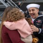 After nine grueling months at sea, USS Theodore Roosevelt is home