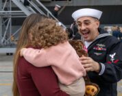 After nine grueling months at sea, USS Theodore Roosevelt is home