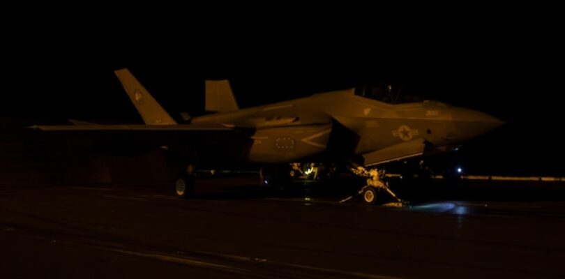 U.S. Marine Squadron Conduct First Combat Strikes Using F-35C Platform