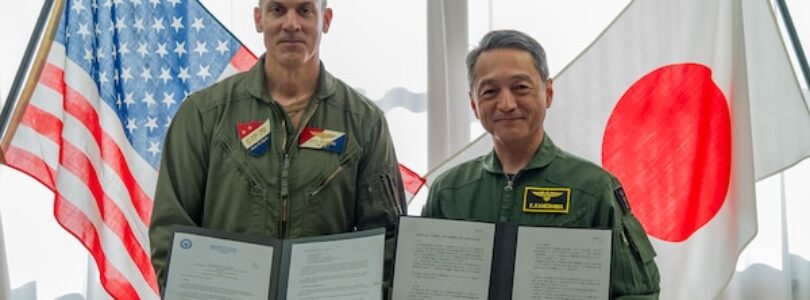 JMSDF Fleet Air Force, U.S. Navy’s Task Force 70 sign memorandum to increase bilateral electronic attack capability