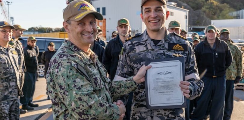 For First Time, Australian Submariner Earns US Dolphins