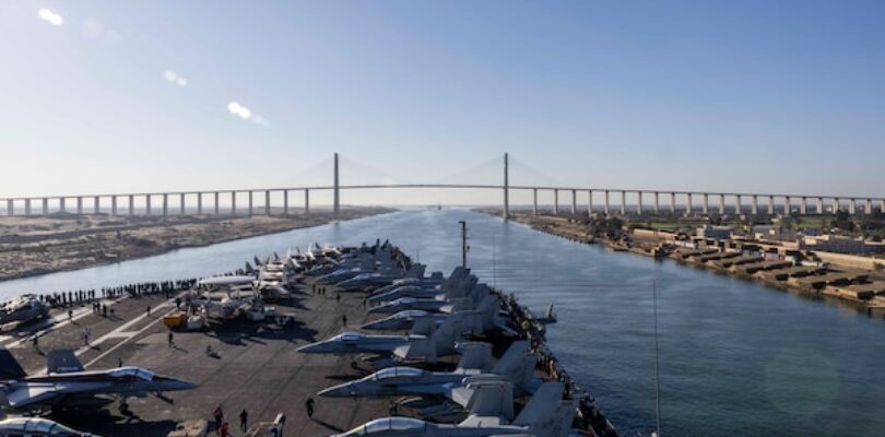 Harry S. Truman Strike Group Enters U.S. Central Command Area of Responsibility