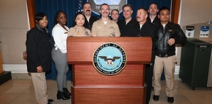 Navy Recruiters of the Year tour the Pentagon [Image 1 of 4]