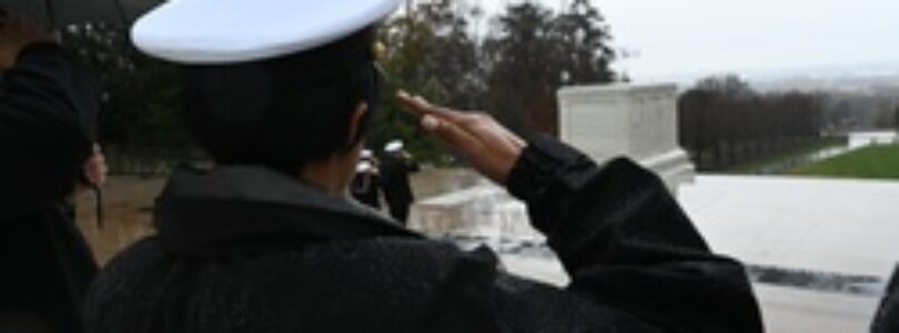 Recruiters of the Year participate in Wreath Laying Ceremony [Image 1 of 3]