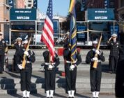 A commissioning ceremony for The Strike Group is held at the U.S. Navy Memorial Plaza [Image 1 of 3]