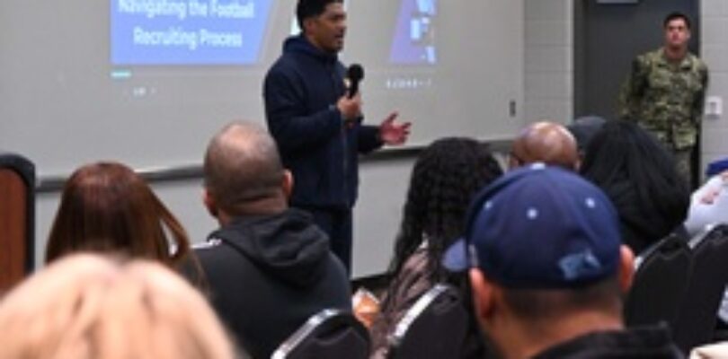 Navy sponsors the National Combine at the Navy All-American Bowl [Image 2 of 5]