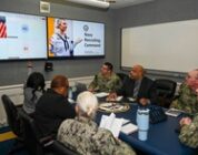 Commander, Navy Recruiting Command welcomes the Department of Defense Office of Inspector General Audit Team [Image 1 of 2]