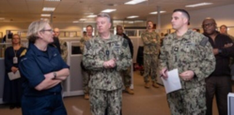 Royal Navy Rear Admiral Jude Terry Visits Commander, Navy Recruiting Command [Image 3 of 6]