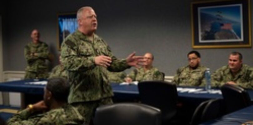 Master Chief Petty Officer of the Navy James Honea Meets with Navy Recruiting Nation HQ [Image 1 of 3]