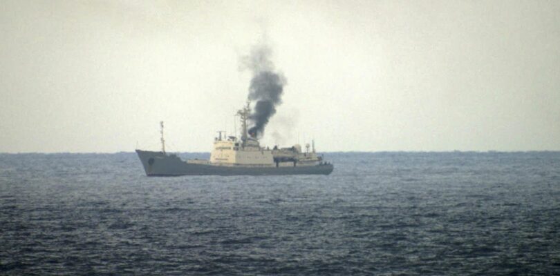 A Russian Spy Ship Caught Fire off Syria’s Coast, Officials Say. Here’s Audio of its Broadcasts