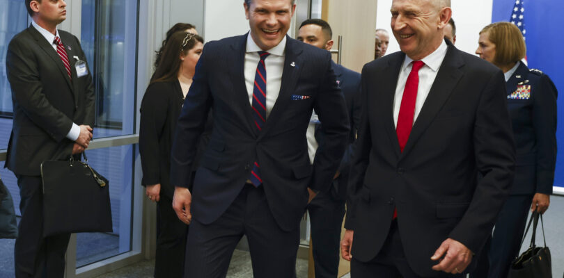 Hegseth makes first visit to NATO as allies await US plans for Ukraine