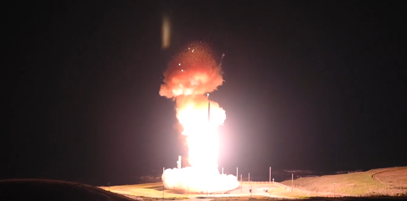 Air Force tests unarmed nuclear missile in pre-dawn video