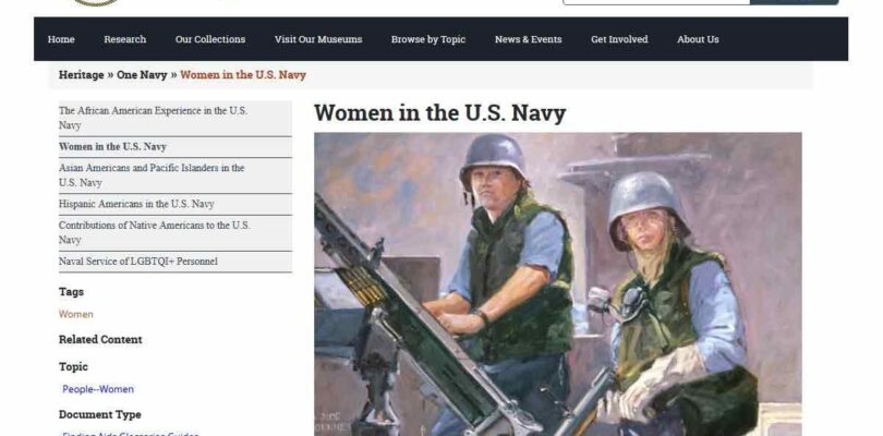 Army, Navy Restore Webpages Highlighting Women’s Service as Other Military Diversity Efforts Are Erased