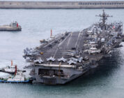 US carrier arrives in South Korea after North Korea missile test