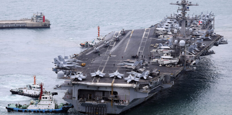 US carrier arrives in South Korea after North Korea missile test