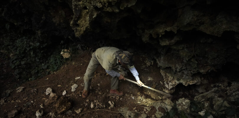 Okinawan bone digger searches for remains from WWII battle