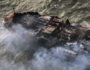 Man arrested in cargo ship crash with tanker carrying US military fuel